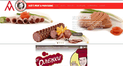 Desktop Screenshot of alexsmeat.com